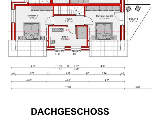 3 Zimmer Wohnung mit 97 m² in Rheine – Bild 4