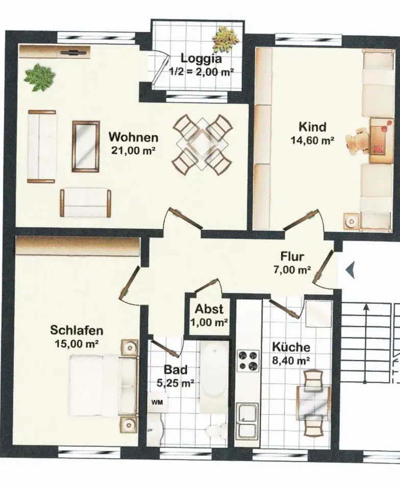 2 Zimmer Wohnung mit 65 m² in Cuxhaven – Bild 9
