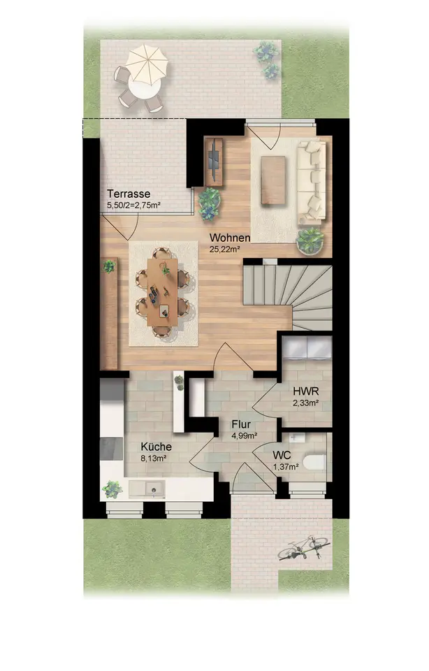 6 Zimmer Haus mit 122 m² in Oldenburg – Bild 4