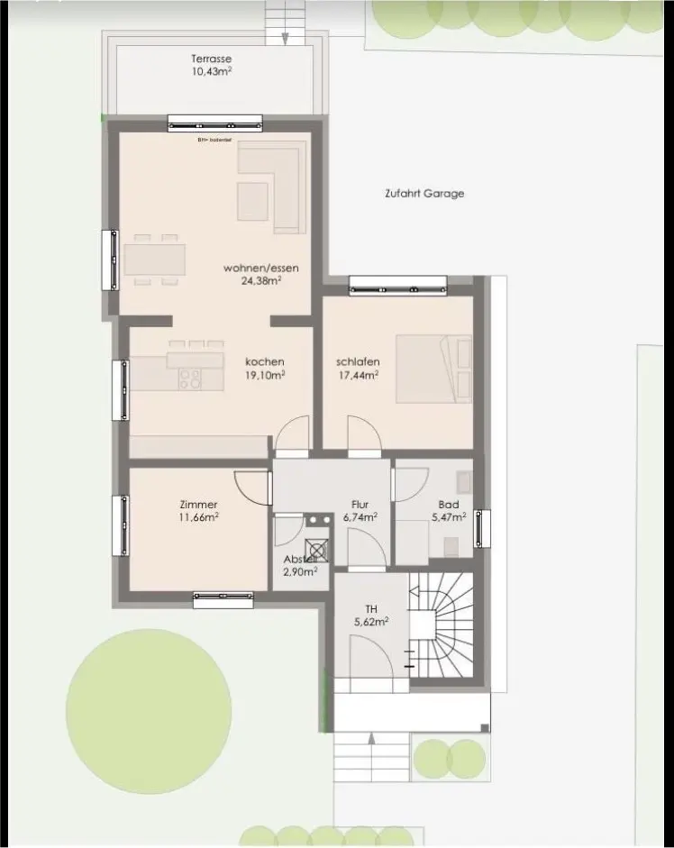 3 Zimmer Wohnung mit 93 m² in Fulda – Bild 5