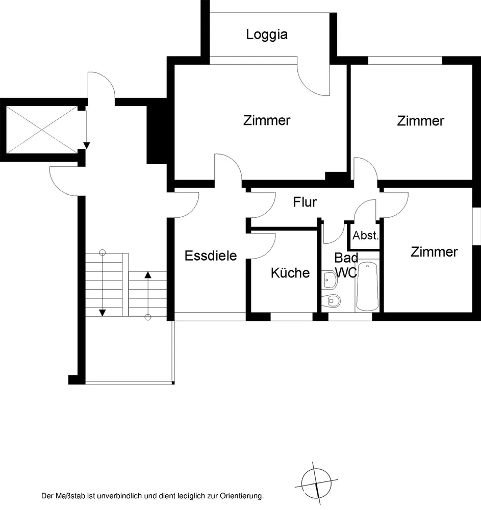 3 Zimmer Wohnung mit 82 m² in Bielefeld – Bild 2