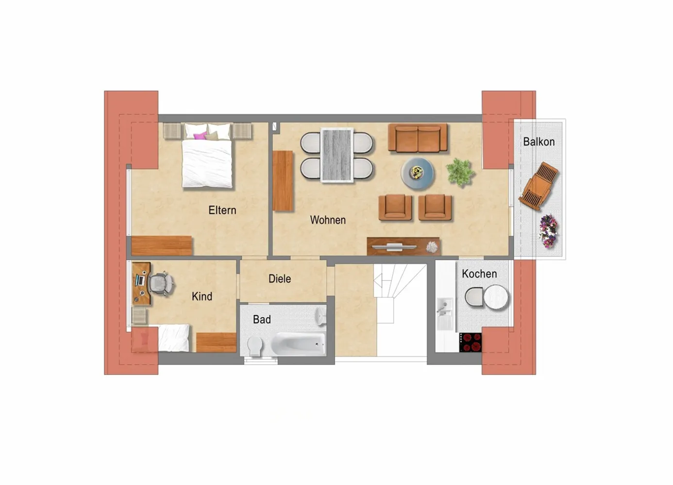 3 Zimmer Wohnung mit 66 m² in Mönchengladbach – Bild 12