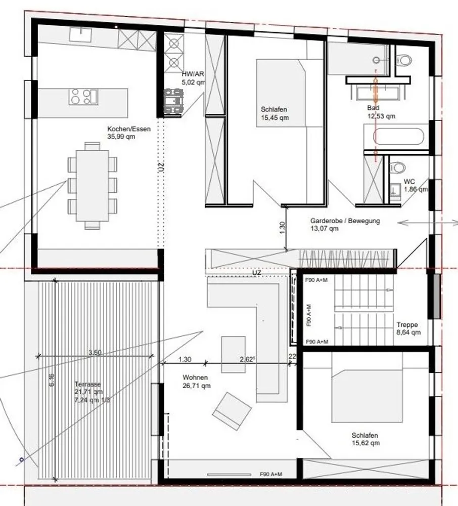 3 Zimmer Wohnung mit 129 m² in Saarbrücken – Bild 3