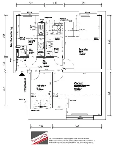 3 Zimmer Wohnung mit 50 m² in Hamburg – Bild 8