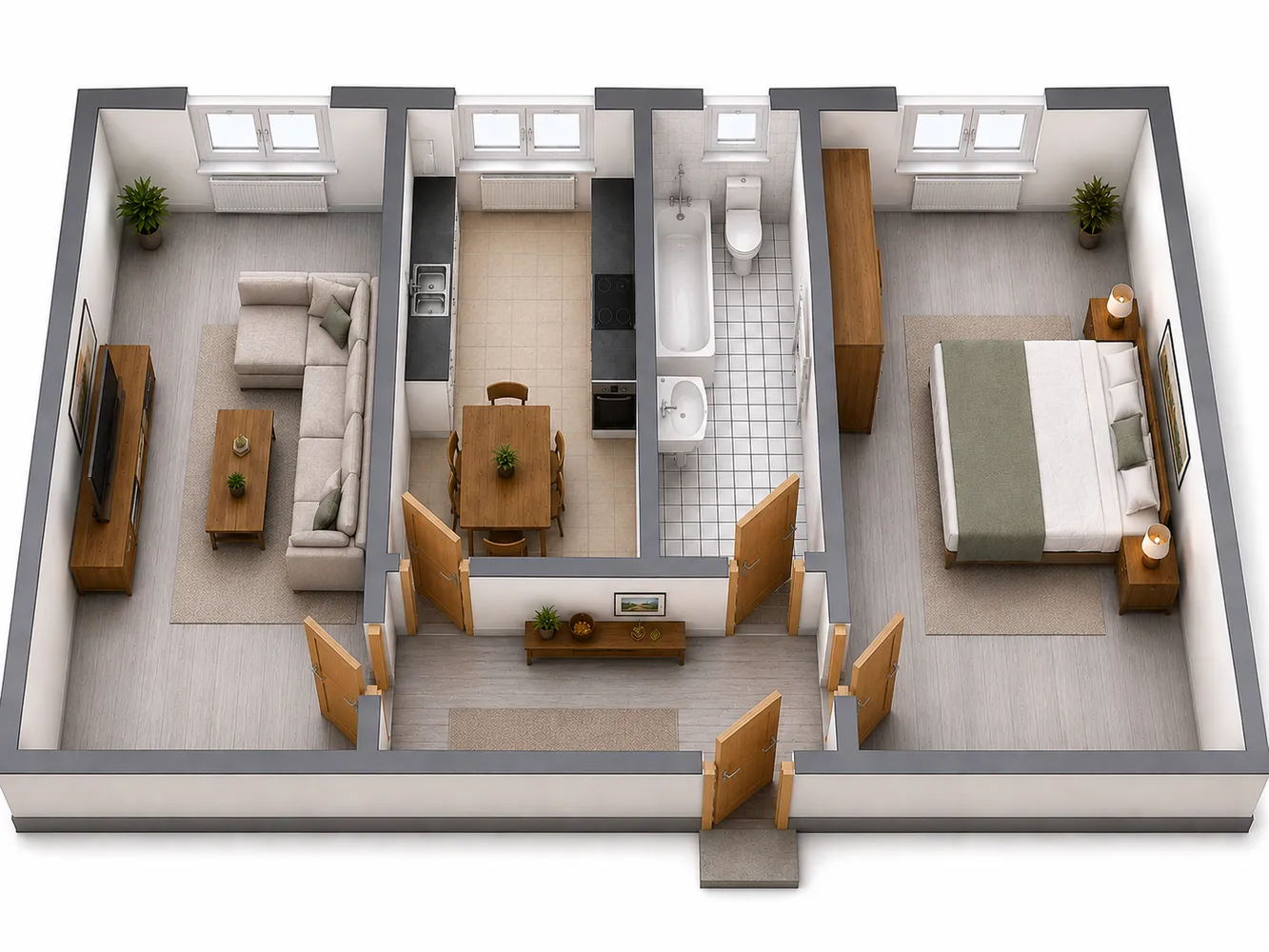 3 Zimmer Wohnung mit 50 m² in Gelsenkirchen – Bild 1