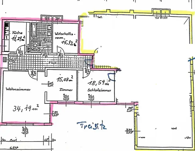 3 Zimmer Wohnung mit 122 m² in Marburg – Bild 11
