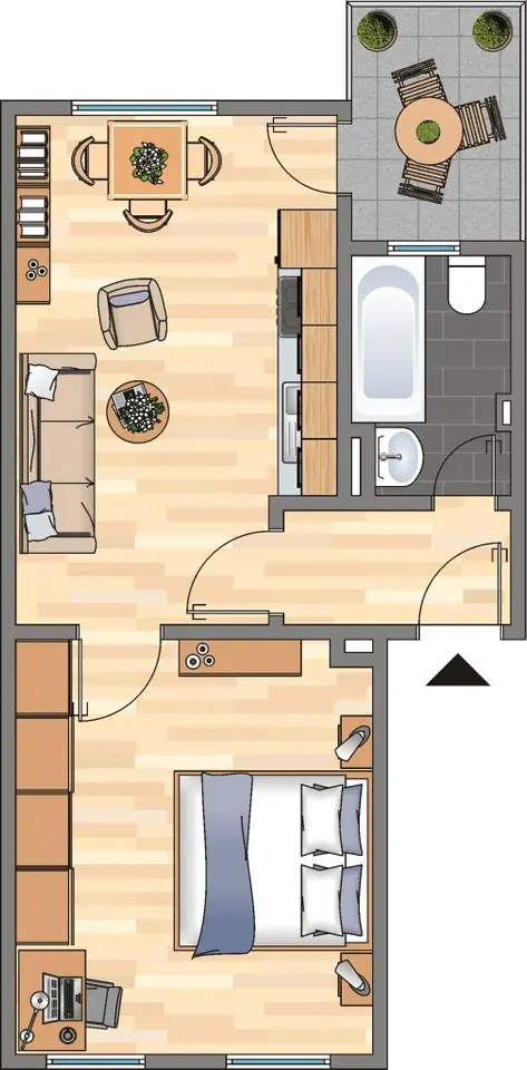 Studio mit 43 m² in Dortmund – Bild 10