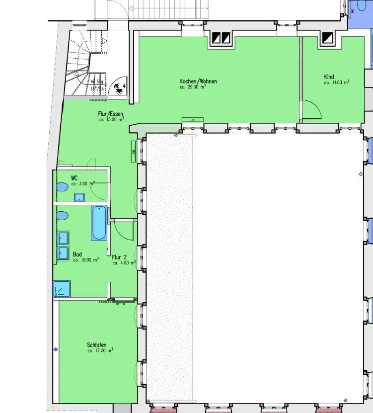 3 Zimmer Wohnung mit 88 m² in Freiberg – Bild 10