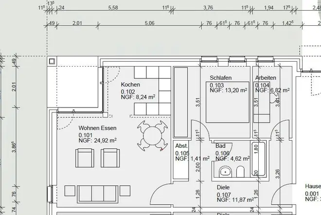 3 Zimmer Wohnung mit 72 m² in Münster – Bild 3