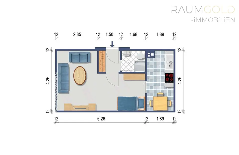 Studio mit 28 m² in Lörrach – Bild 8