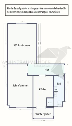 2 Zimmer Wohnung mit 57 m² in Chemnitz – Bild 2