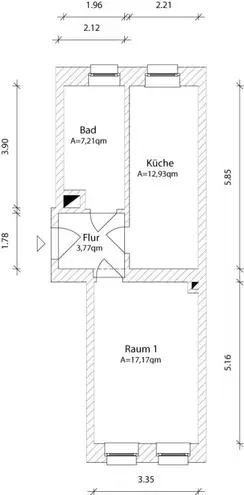 1 Zimmer Wohnung mit 42 m² in Leipzig – Bild 4
