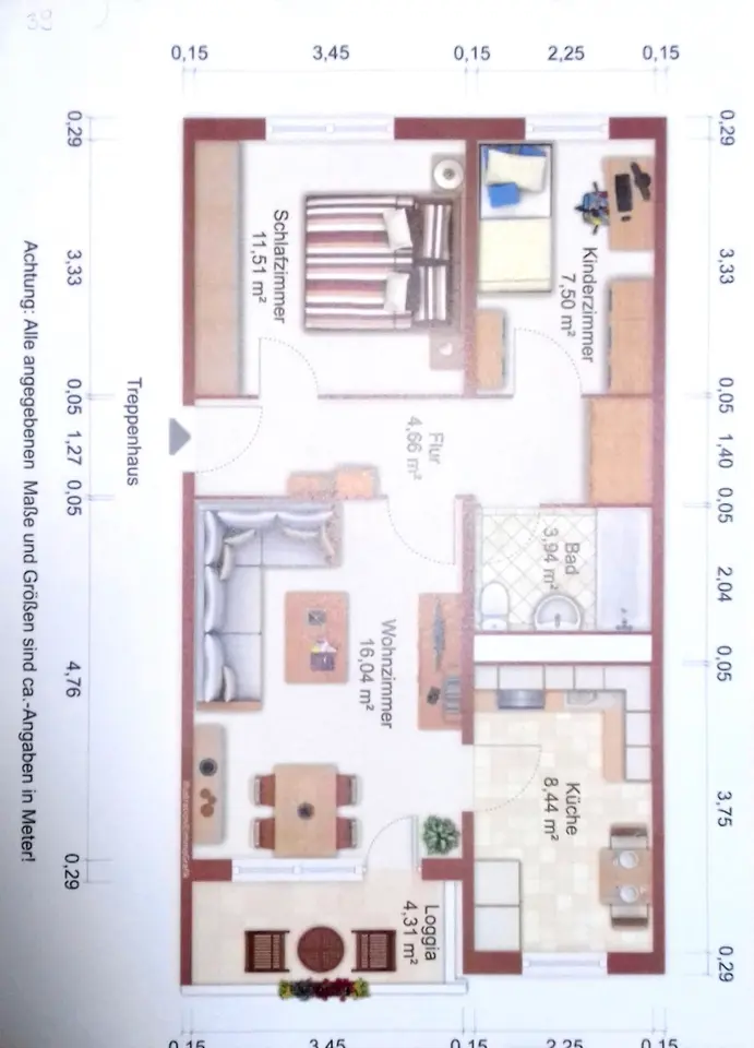 3 Zimmer Wohnung mit 57 m² in Greifswald – Bild 9