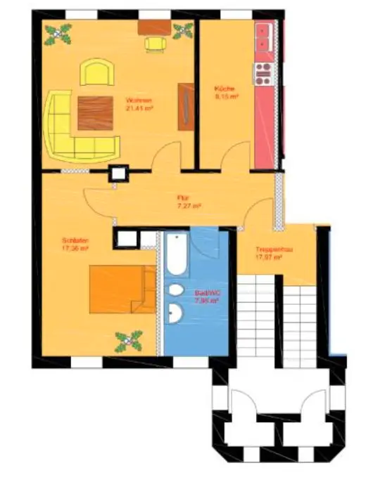 2 Zimmer Wohnung mit 62 m² in Zwickau – Bild 5