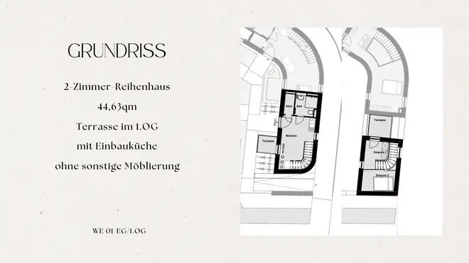 2 Zimmer Haus mit 45 m² in Aachen – Bild 2