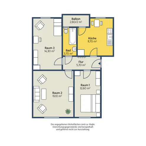 3 Zimmer Wohnung mit 67 m² in Leipzig – Bild 8