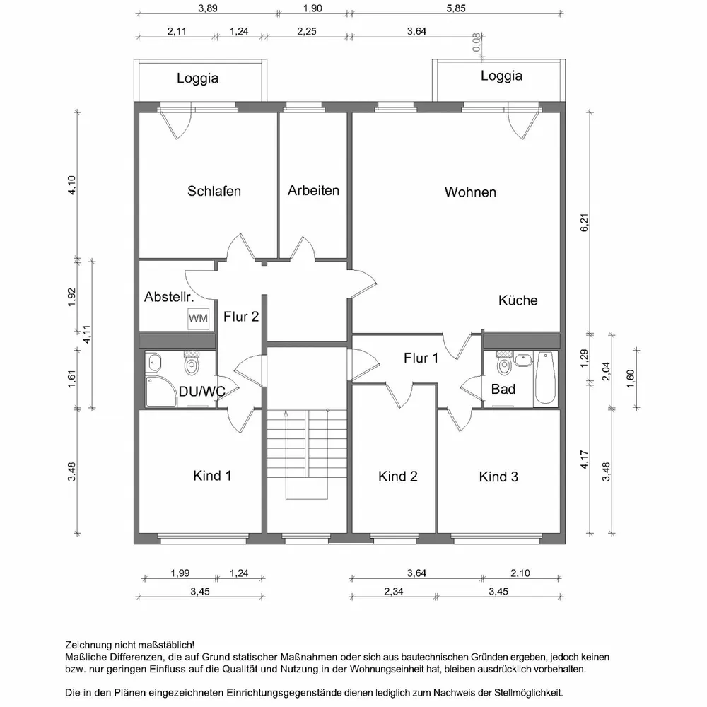6 Zimmer Wohnung mit 126 m² in Zwickau – Bild 2