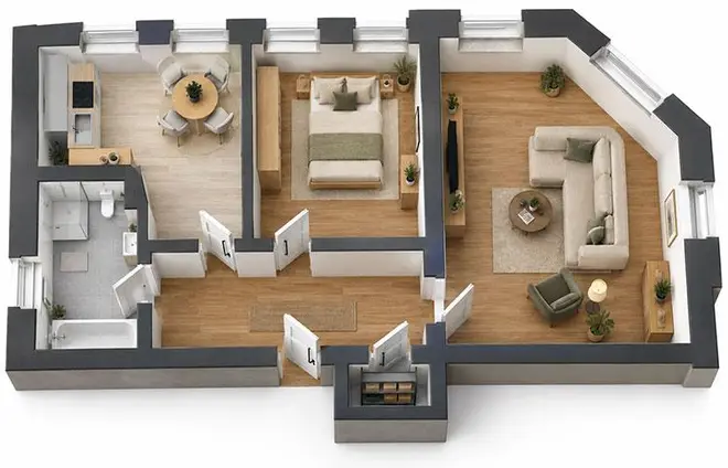 2 Zimmer Wohnung mit 72 m² in Dresden – Bild 6