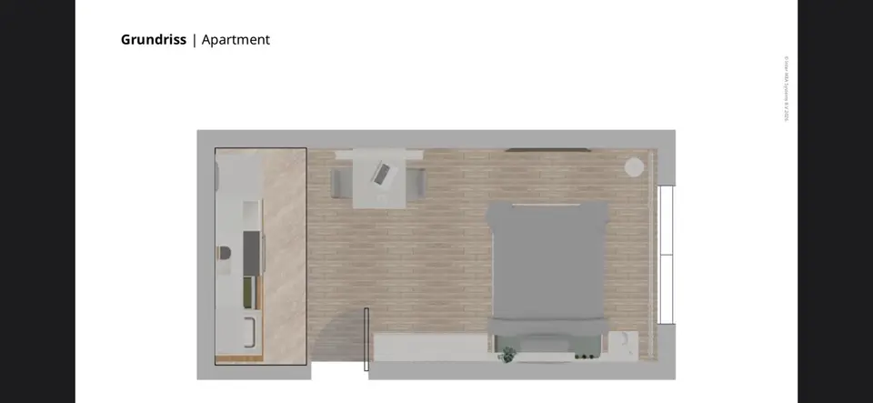 WG-Zimmer mit 31 m² in Brühl – Bild 5