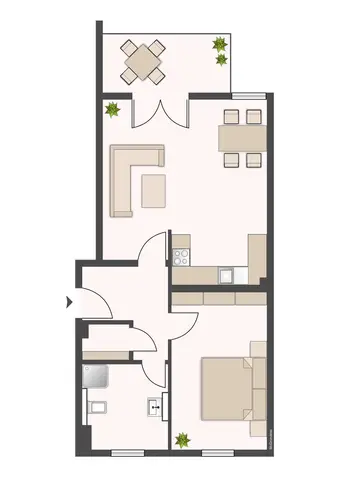 2 Zimmer Wohnung mit 66 m² in Leipzig – Bild 3
