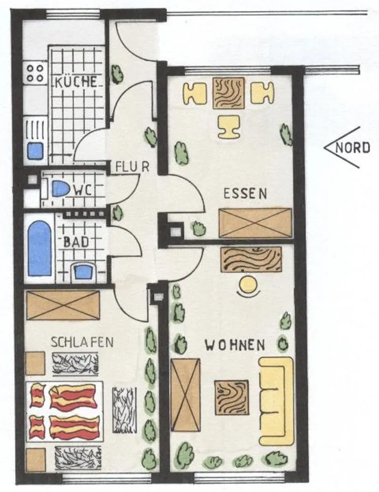 3 Zimmer Wohnung mit 68 m² in Pforzheim – Bild 2