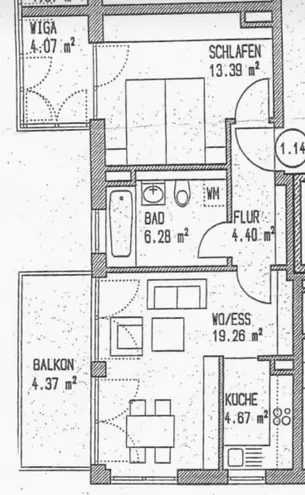 2 Zimmer Wohnung mit 56 m² in Regensburg – Bild 9