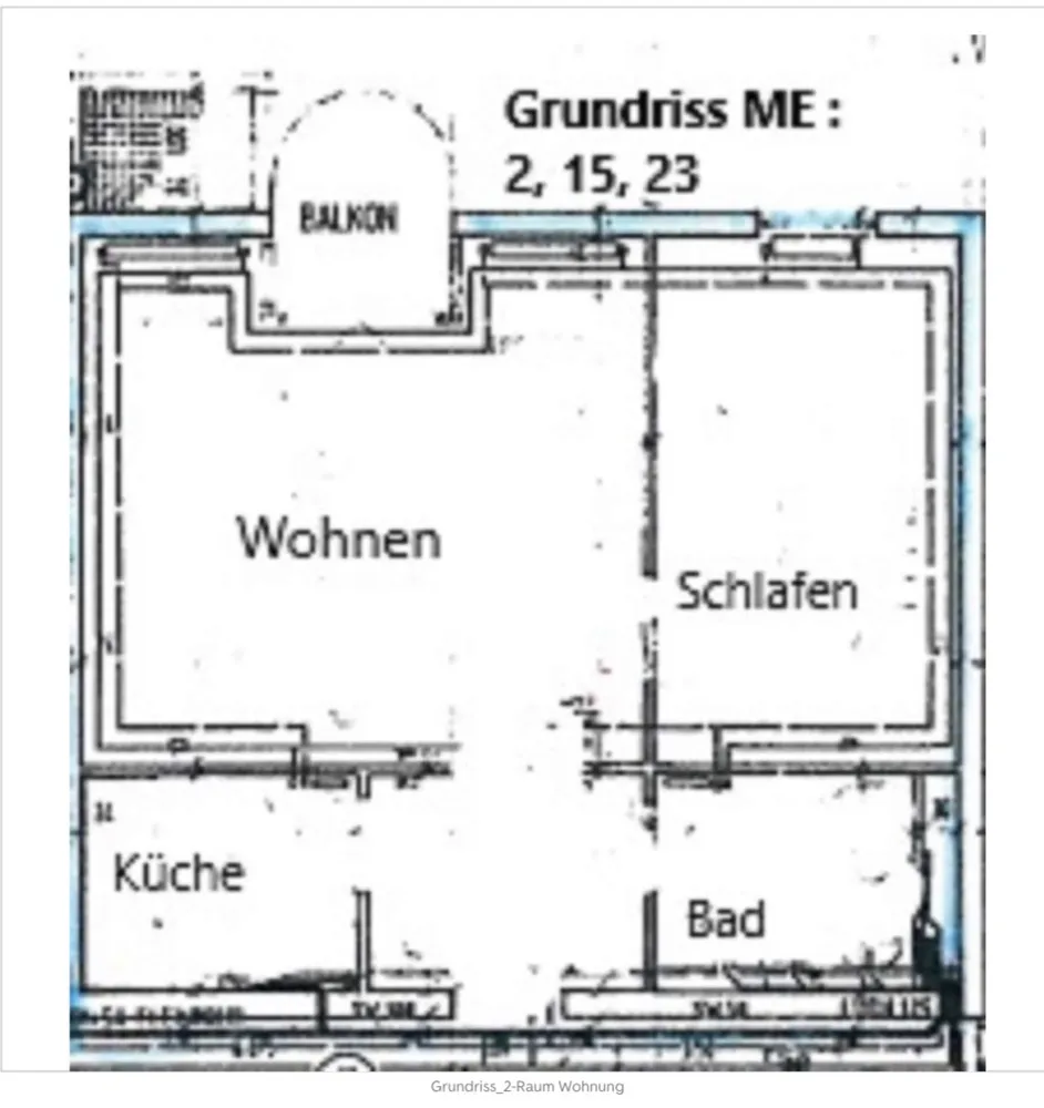 2 Zimmer Wohnung mit 47 m² in Leipzig – Bild 2