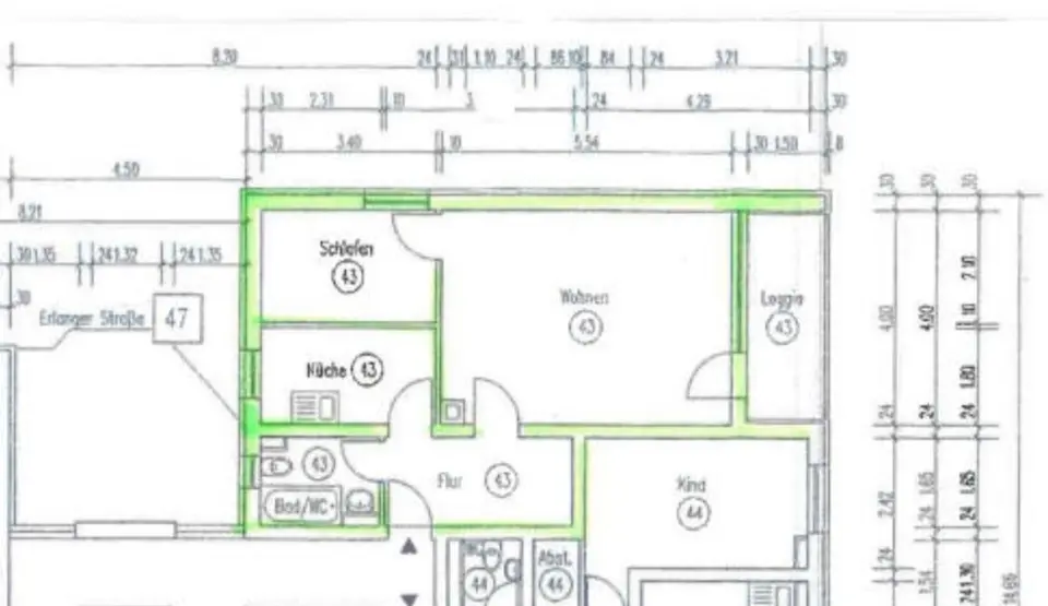 2 Zimmer Wohnung mit 48 m² in Fürth – Bild 5