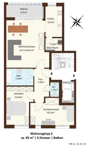 3 Zimmer Wohnung mit 95 m² in Hannover – Bild 10
