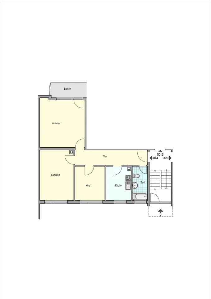 3 Zimmer Wohnung mit 73 m² in Esslingen am Neckar – Bild 5