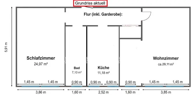 3 Zimmer Wohnung mit 81 m² in Hannover – Bild 8