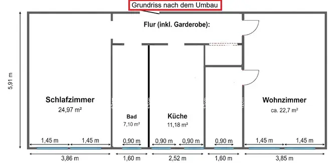 3 Zimmer Wohnung mit 81 m² in Hannover – Bild 9