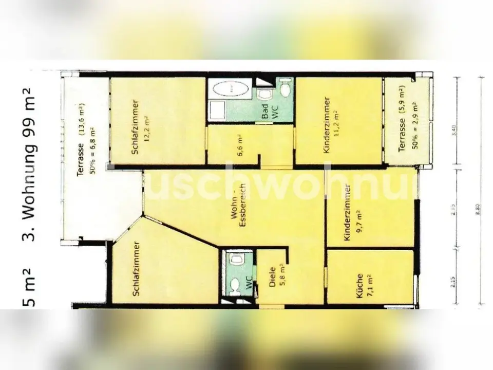 4 Zimmer Wohnung mit 100 m² in Freiburg im Breisgau – Bild 5