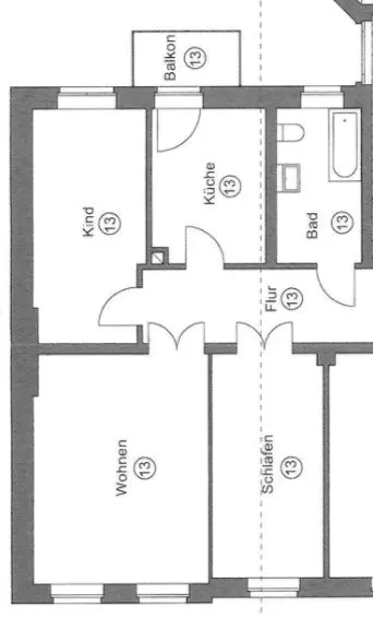 3 Zimmer Wohnung mit 79 m² in Zwickau – Bild 8