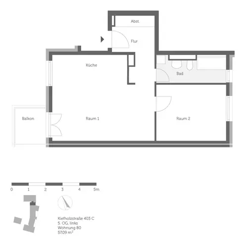 2 Zimmer Wohnung mit 57 m² in Berlin – Bild 8