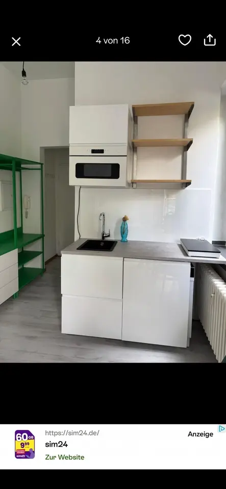 Studio mit 30 m² in Köln – Bild 3