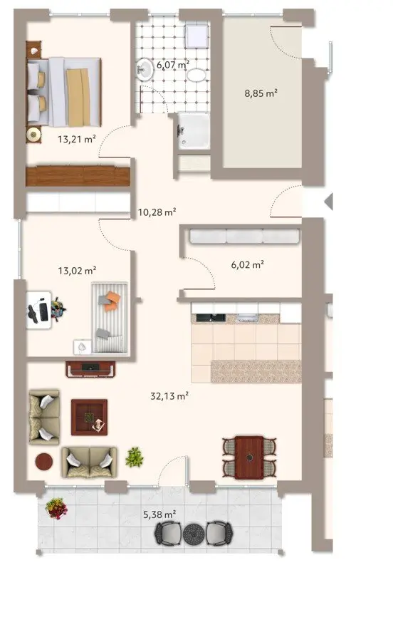 3 Zimmer Wohnung mit 83 m² in Cuxhaven – Bild 7