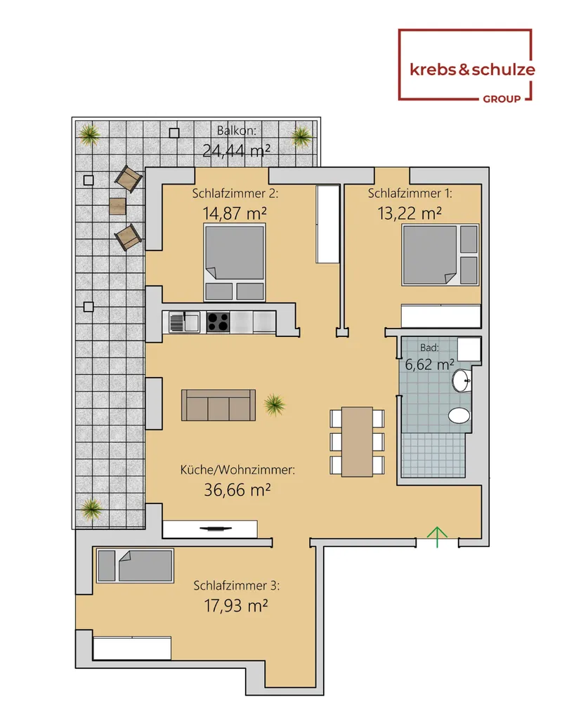4 Zimmer Wohnung mit 101 m² in Frankfurt (Oder) – Bild 7