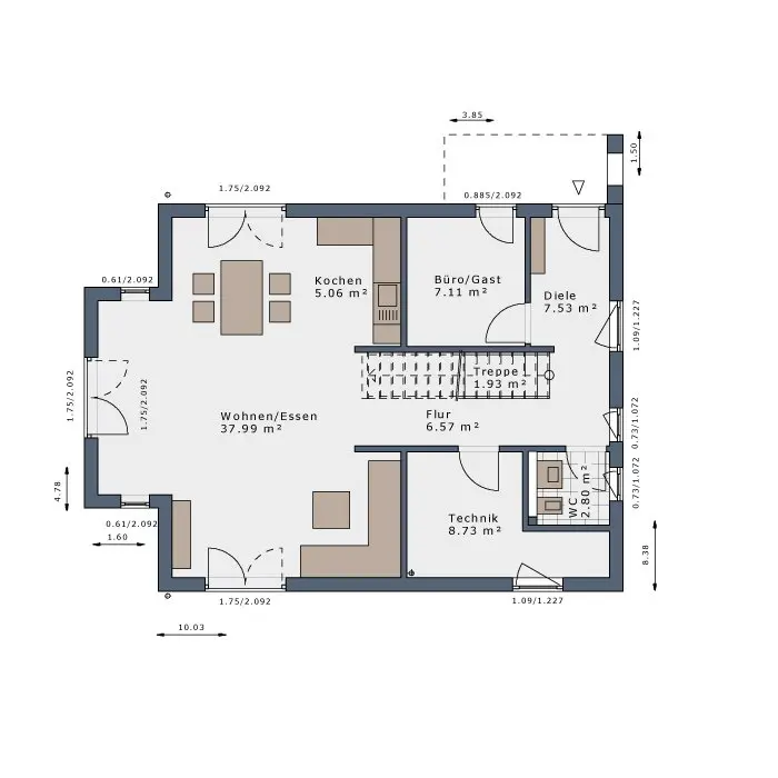 5 Zimmer Haus mit 146 m² in Haan – Bild 5