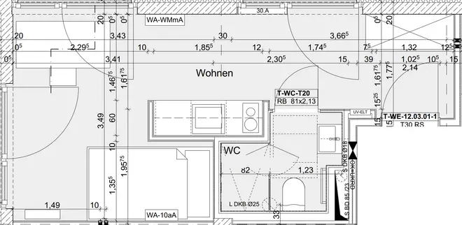 1 Zimmer Wohnung mit 22 m² in Hannover – Bild 12