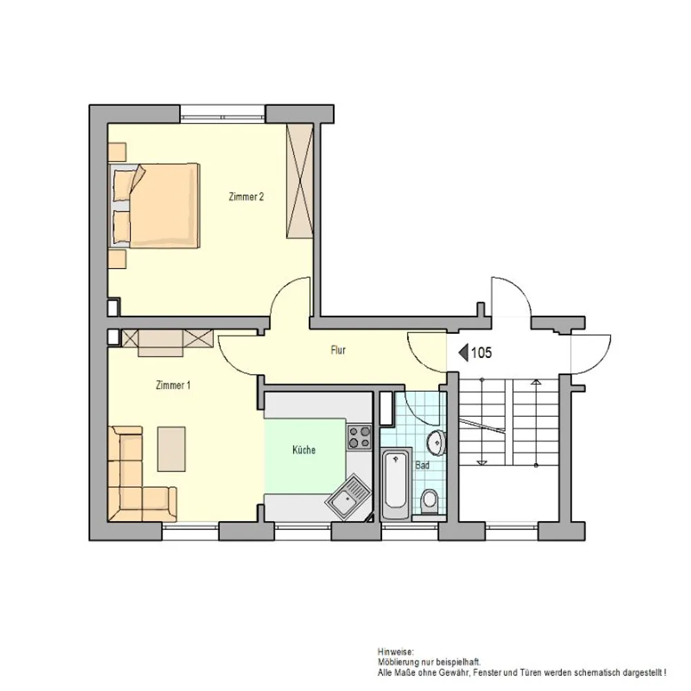 2 Zimmer Wohnung mit 46 m² in Herne – Bild 5