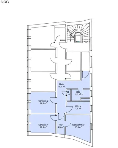3 Zimmer Wohnung mit 76 m² in Augsburg – Bild 8