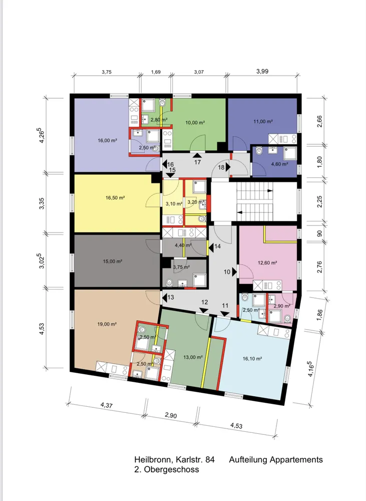 1 Zimmer Wohnung mit 23 m² in Heilbronn – Bild 11