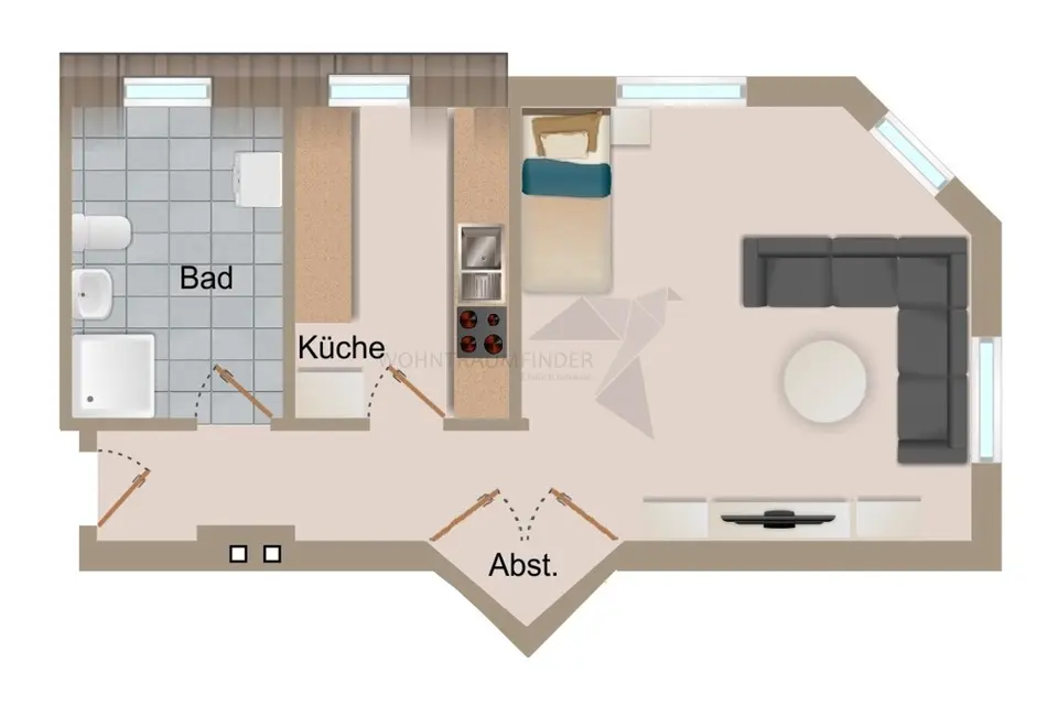 Studio mit 40 m² in Zwickau – Bild 7
