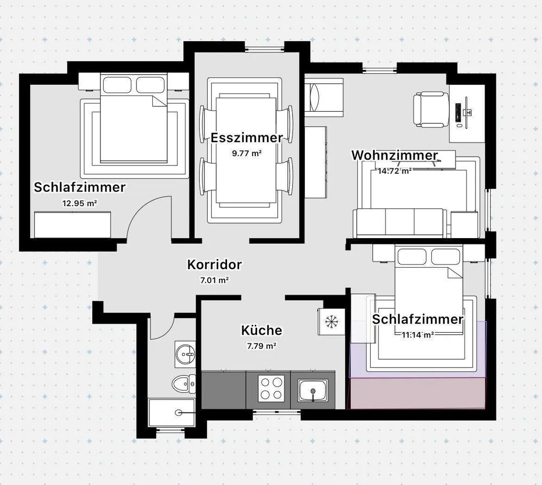 4 Zimmer Wohnung mit 65 m² in Göppingen – Bild 8