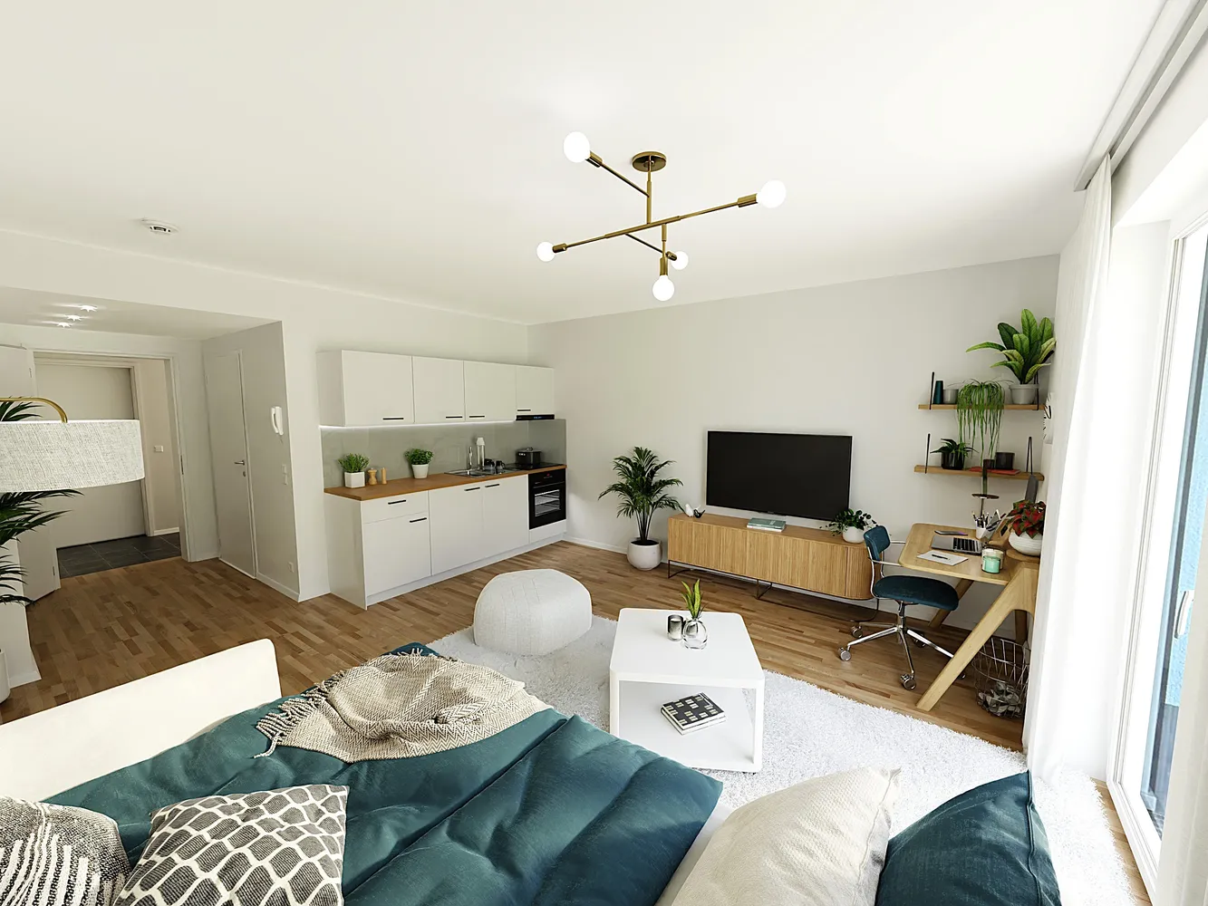1 Zimmer Wohnung mit 34 m² in Greifswald – Bild 1