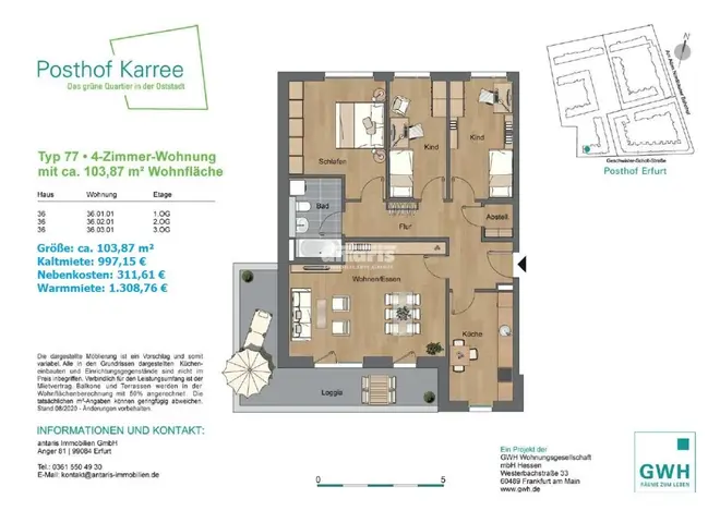 4 Zimmer Wohnung mit 104 m² in Erfurt – Bild 11