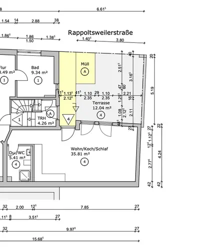 1 Zimmer Wohnung mit 53 m² in Mannheim – Bild 8
