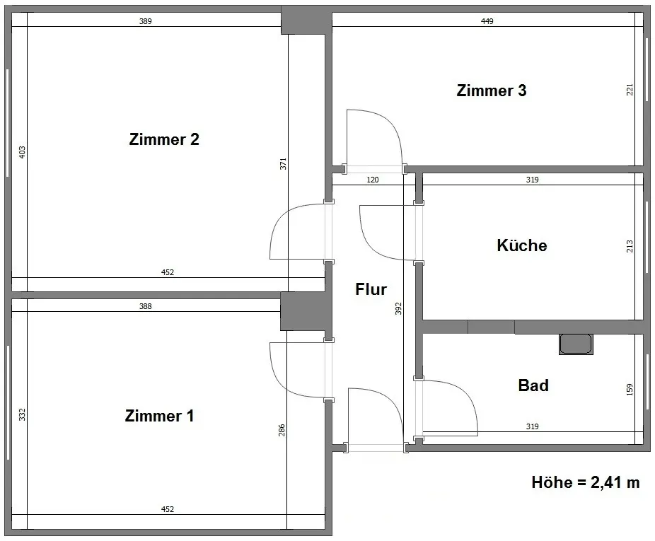 3 Zimmer Wohnung mit 58 m² in Stralsund – Bild 5