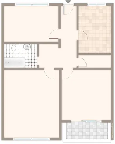 3 Zimmer Wohnung mit 73 m² in Mönchengladbach – Bild 2